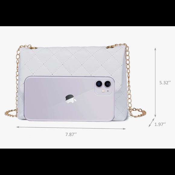 Quilted Crossbody Clutch Purse - Picture 3 of 4